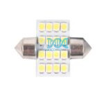 Led Globe Festoon 12-24V - 10 x 31 mm -Led Chip 4014 Base SV8.5