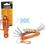 Hoteche Folding Aluminium Socket & Screw Driver Set 12 Piece