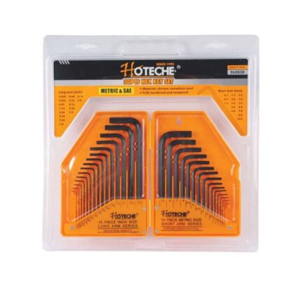 Hoteche 30 Piece Allen / Hex Key Set