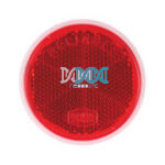 Round Red Reflector Adhesive Tape Fitting 63mm