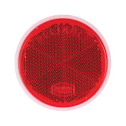 Round Red Reflector Adhesive Tape Fitting 63mm