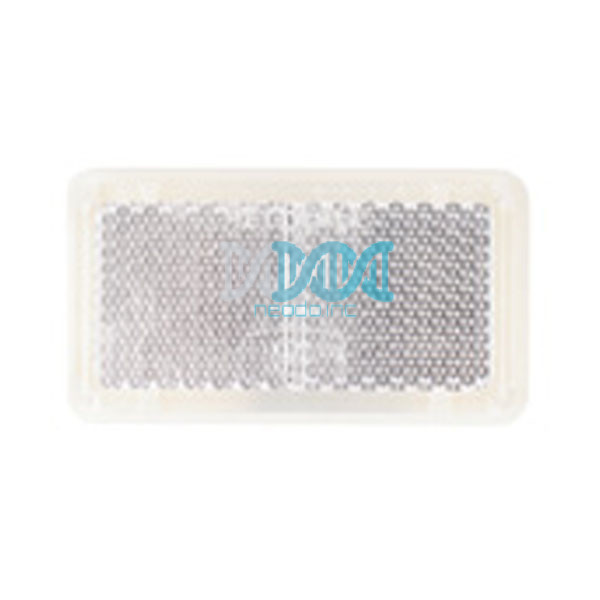 NEO-14345 Rectangular Clear Reflector Adhesive Tape Fitting 65X35mm