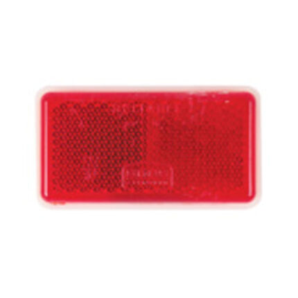 Rectangular Red Reflector Adhesive Tape Fitting 65X35mm