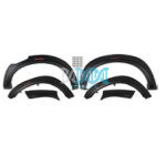 Black Slimline Fender Flares With Reflector For Dmax 2020