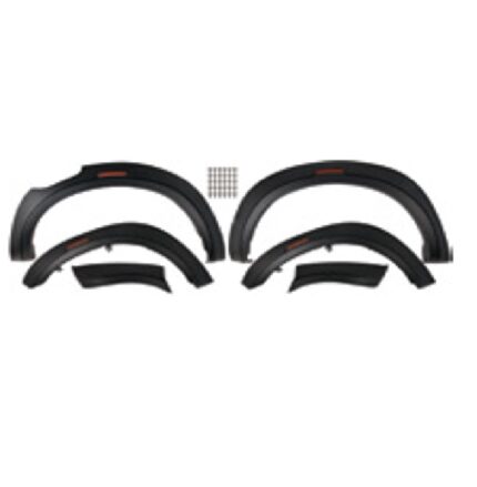 Black Slimline Fender Flares With Reflector For Dmax 2020