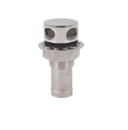 Stainless Steel Thru-Hull Vent Straight Type D:16mm