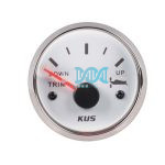 52mm Trim Gauge White  Face With Stainless Steel Ring