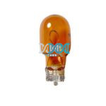 Amber Wedge Globe WY16W W2.1X9.5D T13 12V With Big Head - 10 Pieces