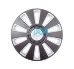 14 Wheel Cover Matt Blk/Sil