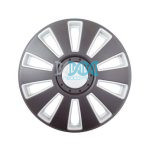 14 Wheel Cover Matt Blk/Sil