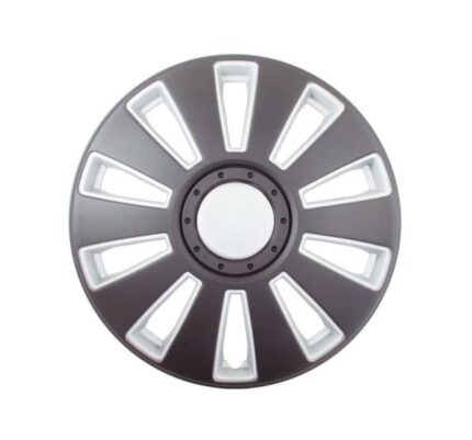 14 Wheel Cover Matt Blk/Sil