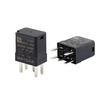 Relay 12V 5 Pin Mini Rectangular