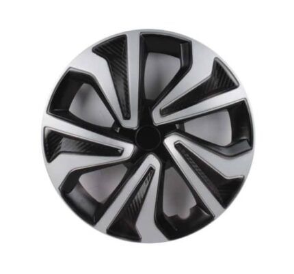 14 Silver & Black Wheel Cover