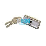 54mm Chrome Cylinder Split Cam 13mm Wid