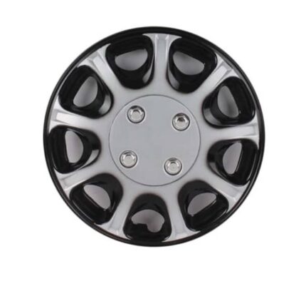 13 Silver & Black Wheel Cover