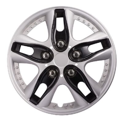 14 Inch Silver & Black Wheel Cover