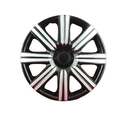 14 Inch Silver & Black Wheel Cover