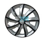15 Silver & Black Wheel Cover