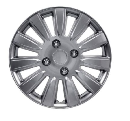 15 Silver Wheel Covers Single Only