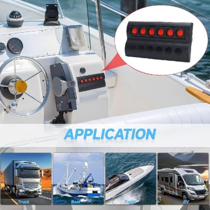 Switch Panel(6P) With Cover for Circuit Breaker