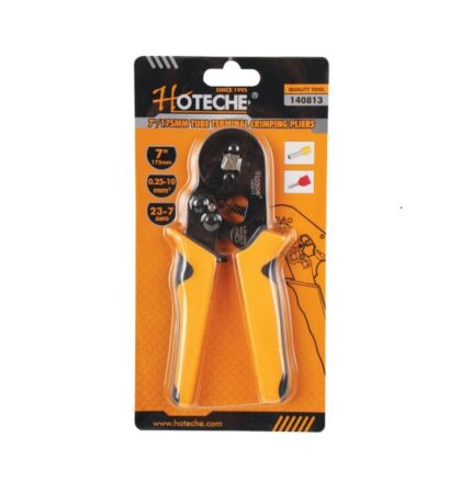 Hoteche 7 inch / 175mm Tube Terminal Crimping Pliers