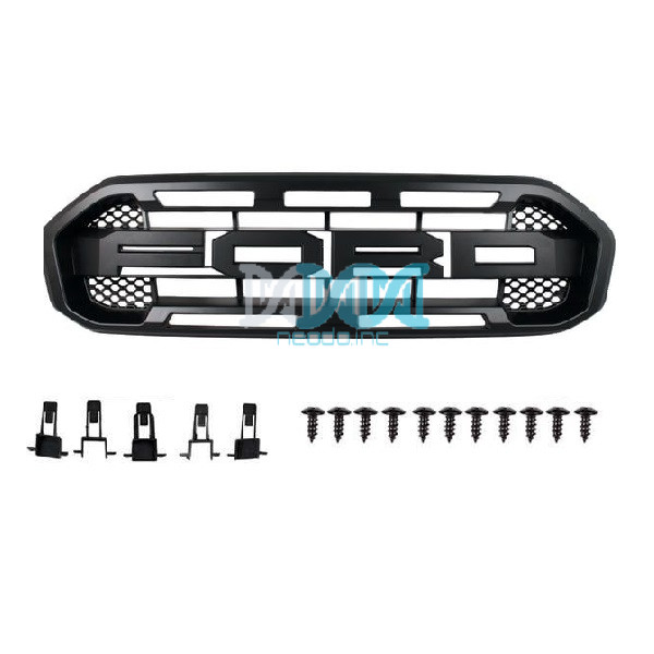 NEO-15583 Black Grille for Ford Ranger T8 from 2019 to 2022