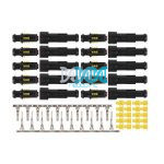 Weatherproof Terminal Connector Set - 1 Way With Male and Female Blocks in Polybag - 1.5mm Cable - 10 Pack