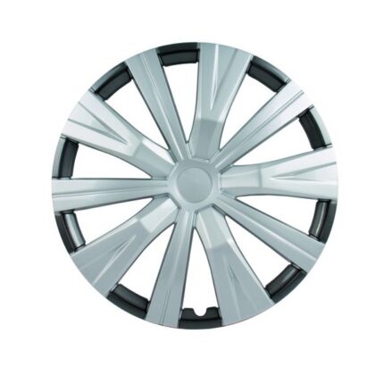 16-Inch Silver and Charcoal Wheel Cover Per set