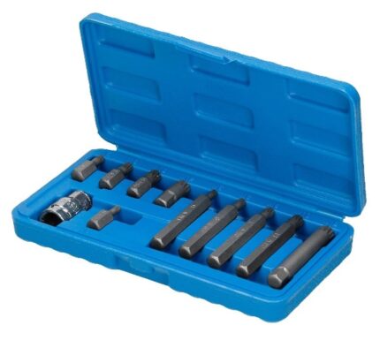 11 Piece Spline (1/2) Bits Set