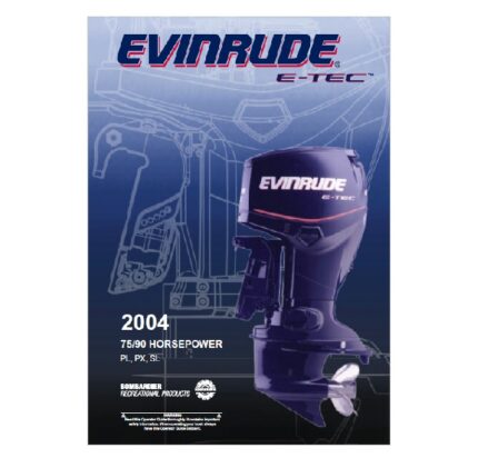 Evinrude Outboard 75 90 Pl PX Sl Outboard Motors Service Manual