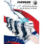 Evinrude Outboard E90WDEXINM 1.29 L, 79.0 ci 12:27 / 0.444 O 25" White Manual Tilt, Steel Steering Arm, Commercial Model