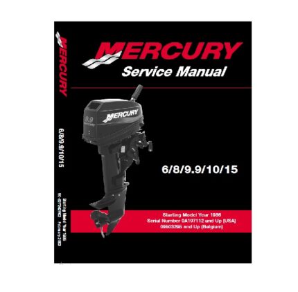 Mercury Outboard 6 8 9,9_10_15Hp (1986) Service Manual
