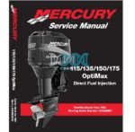 Mercury Outboard 115 135 150 175Hp Optimax (2000) Service Manual
