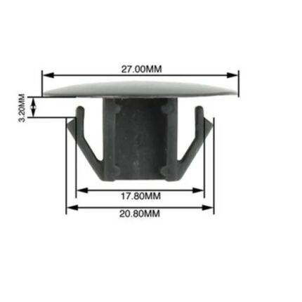 Panel Clips Blanks 17.8-20mm (100 pieces)