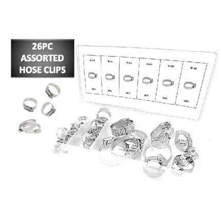 Hose Clamps Assorted 28 Pieces In Bmc