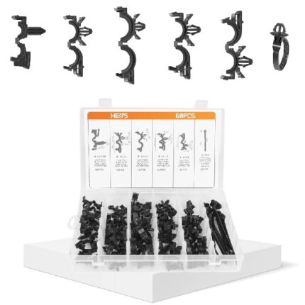 Wire Loom Assortment Clips Assorted 115 Pieces Pipe Clips