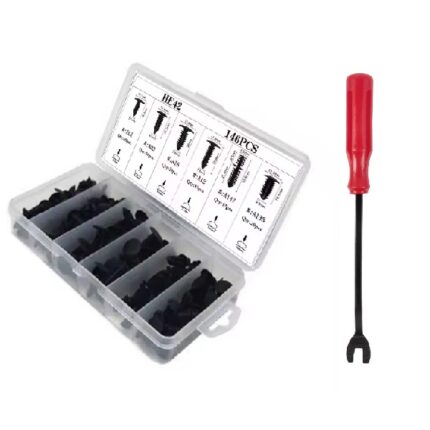HE42 Panel Clips Assorted 147 Pieces With Tools