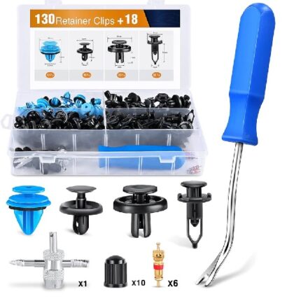 Panel Clips Assorted 148 Pieces W/Tools