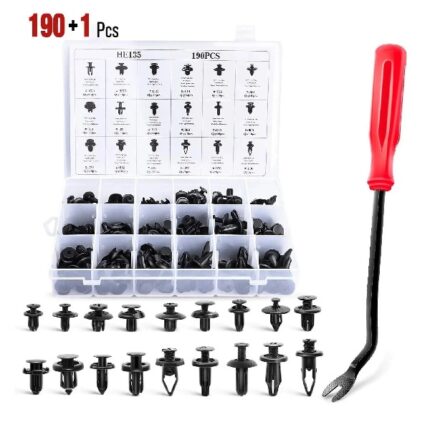 HE135 - Panel Clips Assorted 191 Pieces With Tool