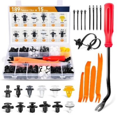 Panel Clips Assorted 204 Pieces With Tools