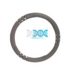 Steering Wheel Cover Grey/Chrome