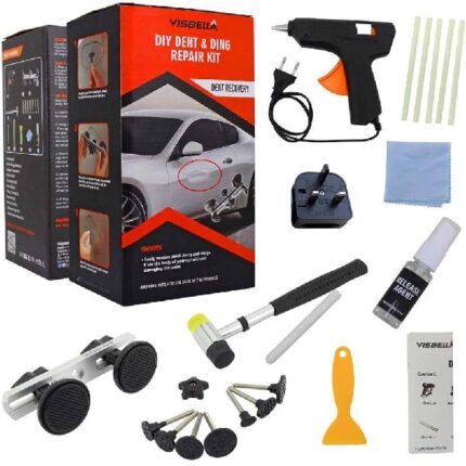 Visbella PDR Paintles DIY Dent Repair Tool Car Dent Removal Kit Dent Bridge Puller Sets