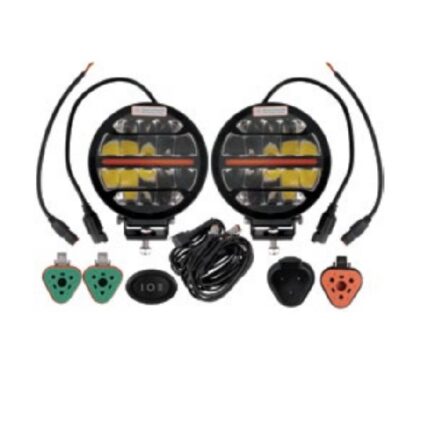 LED Amber Spotlight Drl 90W-10- 30V 9000