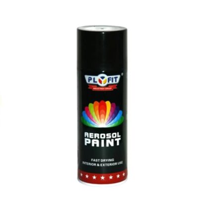 Plyfit Aerosol Spray Paint - Gloss Black - 300ml