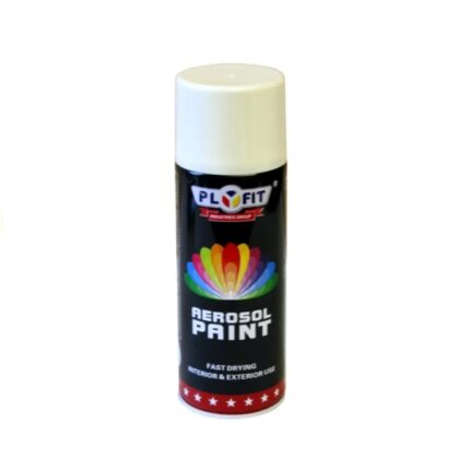 Plyfit Aerosol Spray Paint - Matt White - 300ml
