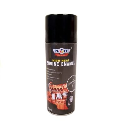 Plyfit Aerosol Spray Paint - High Heat Engine Matt Black - 300ml
