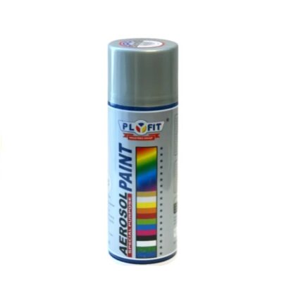 Plyfit Aerosol Spray Paint - Metallic Silver - 300ml