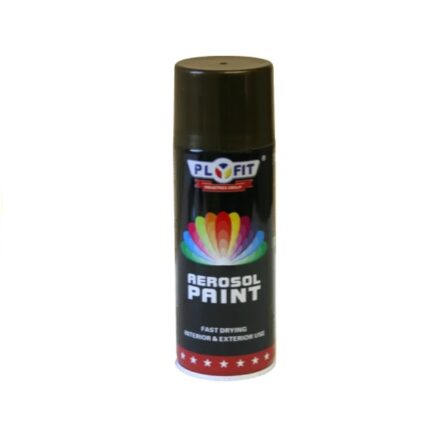 Plyfit Aerosol Spray Paint - Dark Brown - 300ml