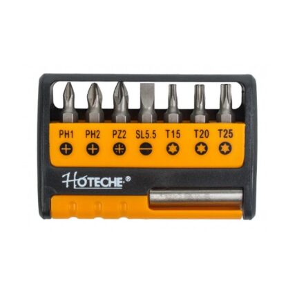 Hoteche Screwdriver Bit Kit - 8 pieces with Holder