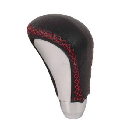 Gear Knob Universal Silver/ Red